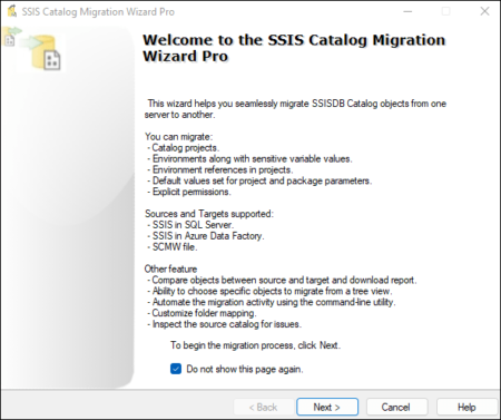 SSIS Catalog Migration Wizard