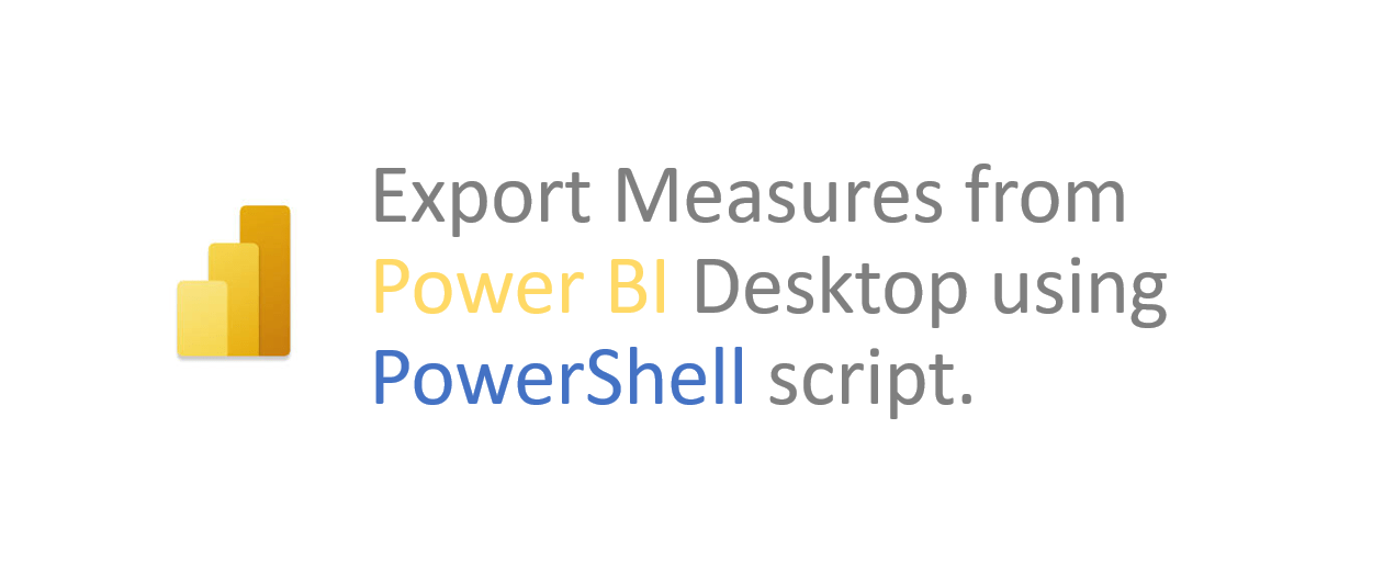 Export Measures From Power BI Desktop AzureOps