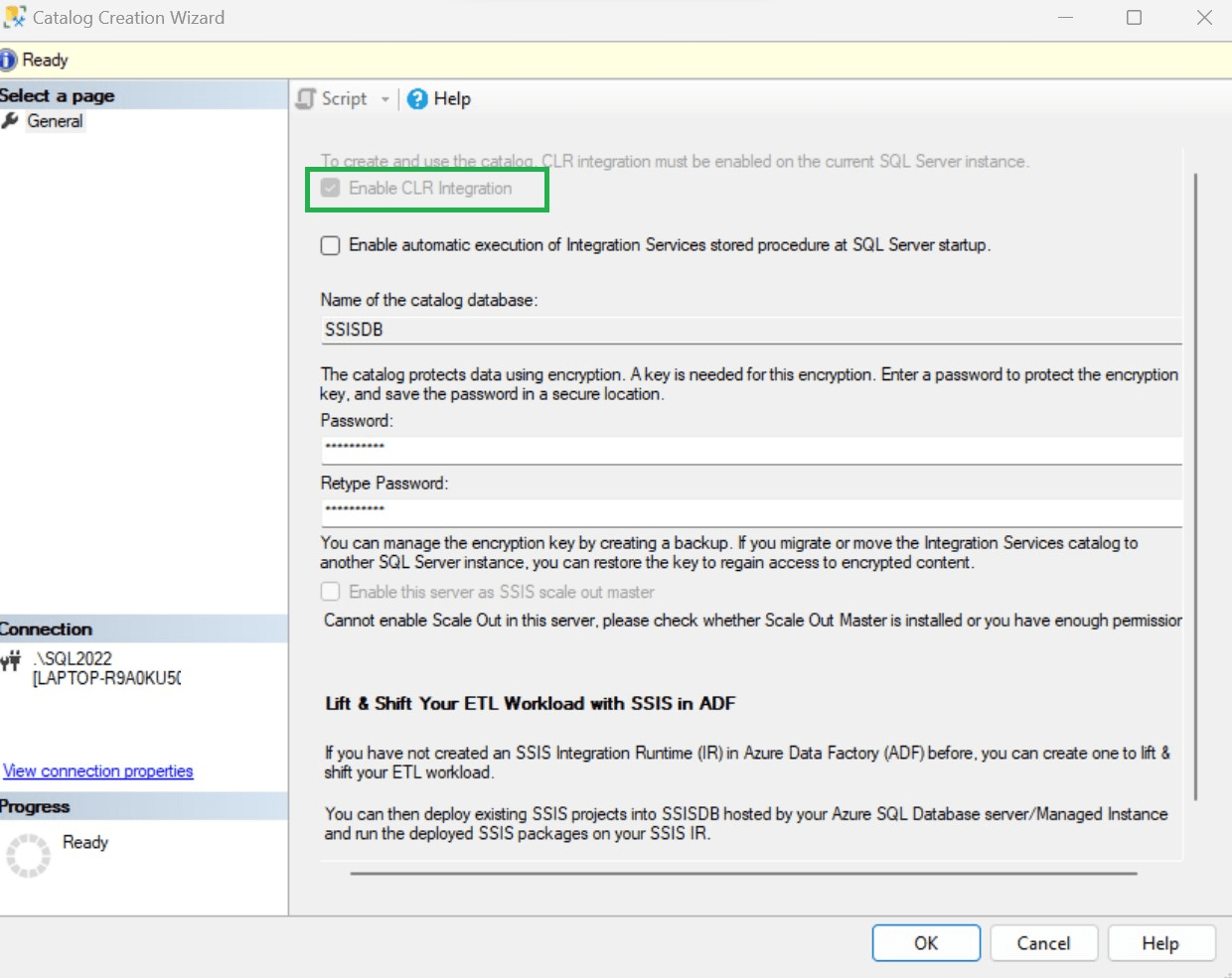 Create Ssis Catalog In Sql Server Azureops