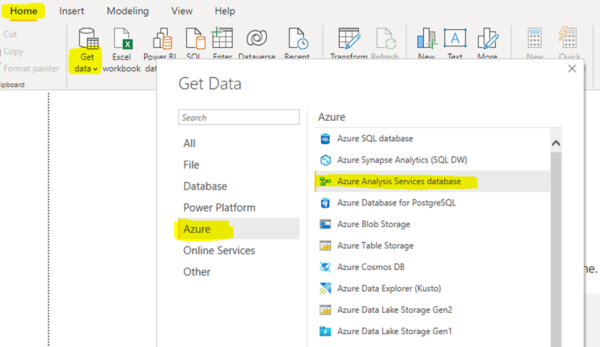 Connect To Azure Analysis Services From Power Bi Azureops 6226