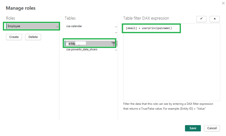 Implement RLS in Power BI - AzureOps