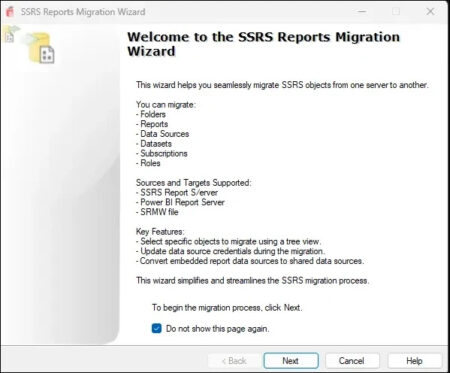 SSRS Reports Migration Wizard