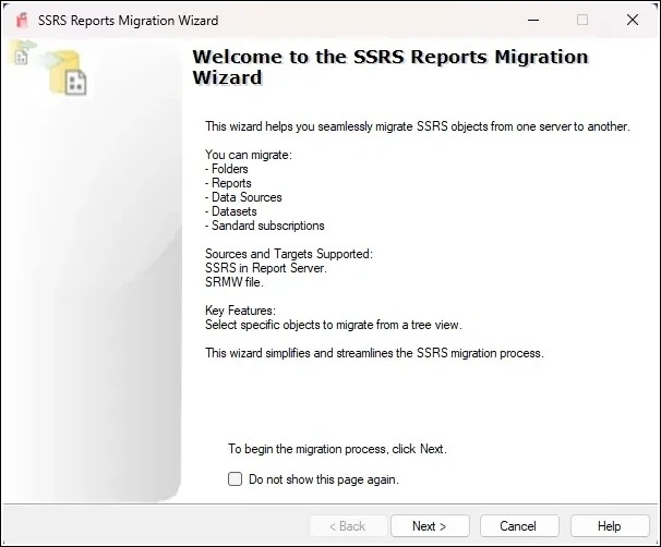 SSRS Reports Migration Wizard